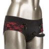 CALEXOTICS - CONJUNTO ESCANDALOSO DE BRAGUITAS SIN ENTREPIERNA CON DILDO TALLA S/M