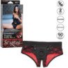 CALEXOTICS - CONJUNTO ESCANDALOSO DE BRAGUITAS SIN ENTREPIERNA CON DILDO TALLA S/M