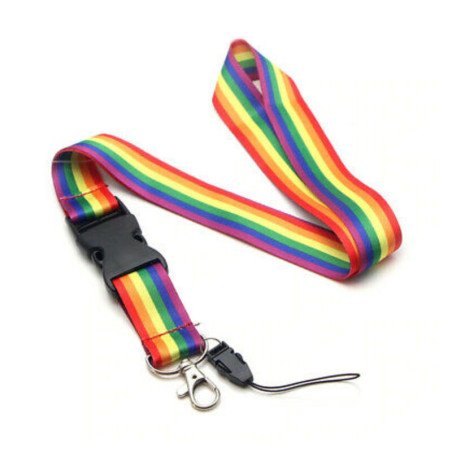 ORGULLO - CORDÓN CON LA BANDERA LGBT
