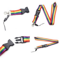 ORGULLO - CORDÓN CON LA BANDERA LGBT
