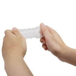 PRETTY LOVE - FUNDA TRANSPARENTE PARA EL PENE QUE AJUSTA Y VOLUMINIZA