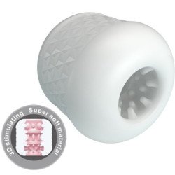 AMOR BONITO - CRYSTLE MASTURBADOR MASCULINO BLANCO