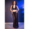 CHILIROSE - CR  4857 SET TOP Y PANTALONES NEGRO TALLA XL