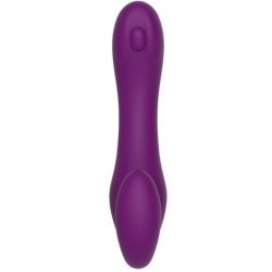 XOCOON - STRAPLESS STRAP-ON VIBRADOR 2 EN 1 CON CONTROL REMOTO MORADO