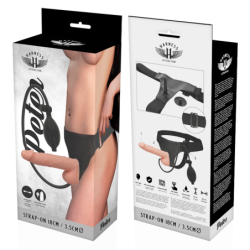 HARNESS ATTRACTION - ARNÉS  PETER CON PENE HINCHABLE 18 CM -O- 3.5 CM