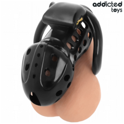 JUGUETES PARA ADICTOS BLOQUEADOS - JAULA DE PENE HUECO CON CADENA DE 10,5 CM