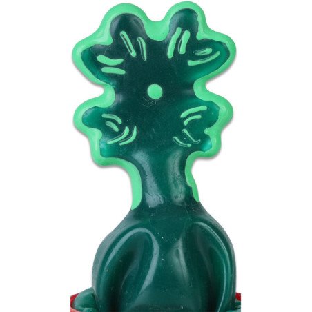 CONDOMERIE - PRESERVATIVO DECORATIVO PINTADO A MANO HOJA DE TRÉBOL