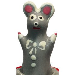 CONDOMERIE - CONDONES DE NOVEDAD PINTADOS A MANO MODELO RATÓN 2