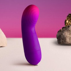 ROCKS-OFF - GLOW GIRL VIBE VIBRADOR DISCRETO DE PUNTO G MORADO