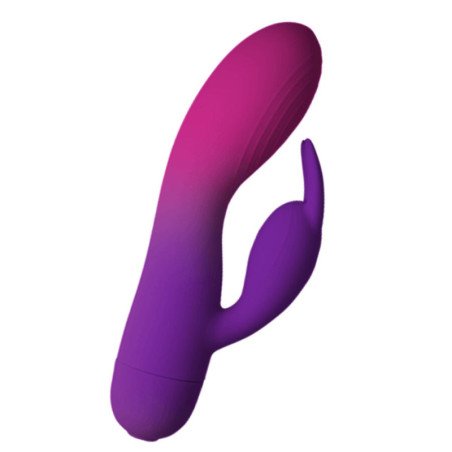 ROCKS-OFF-GLO-GIRL VIBRADOR CONEJO MORADO