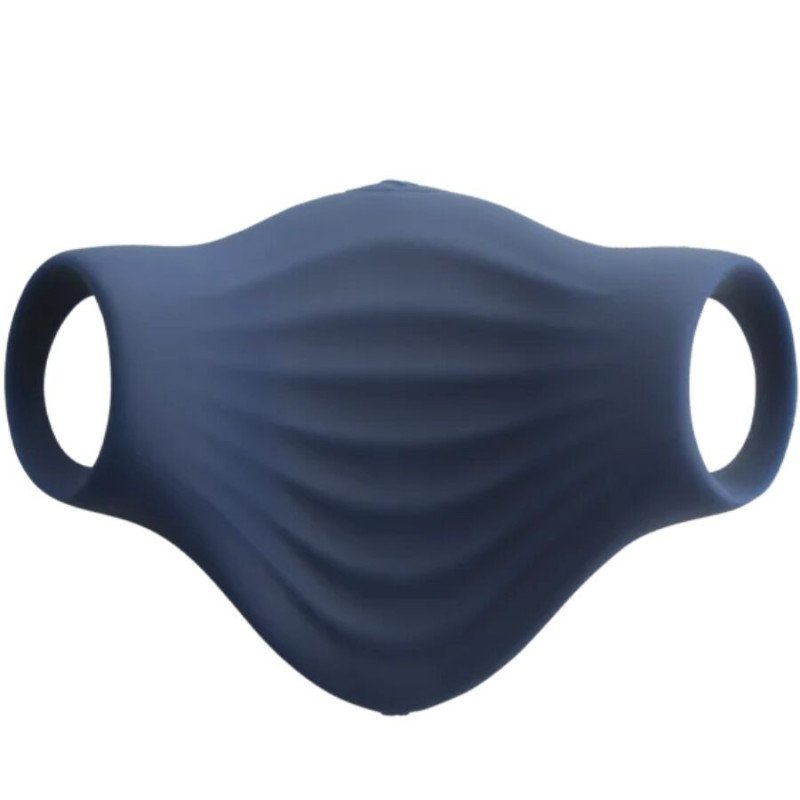 ROCKS-OFF - VIBRADOR MASTURBADOR FLEXIBLE AZUL PALM