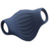 ROCKS-OFF - VIBRADOR MASTURBADOR FLEXIBLE AZUL PALM