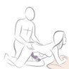 ROCKS- OFF - RUBY GLOW VIBRADOR SIT-ON MORADO