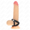 KINK - ANILLO DE PENE DE CUERO CON CIERRE A PRESIÓN 39 X 1 CM