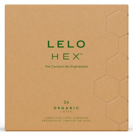 LELO - HEX ORGANIC PRESERVATIVO CAJA 36 UDS