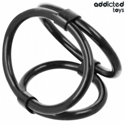 JUGUETES PARA ADICTOS - ANILLO TRIPLE PARA EL PENE