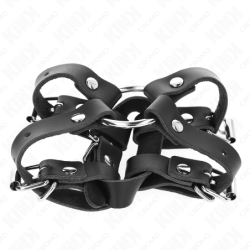 KINK - ANILLO PARA EL PENE CON MÚLTIPLES CORREAS AJUSTABLES