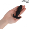 JUGUETES ANALES ADDICTED - TAPÓN ANAL DE SILICONA TALLA S 10,3 CM