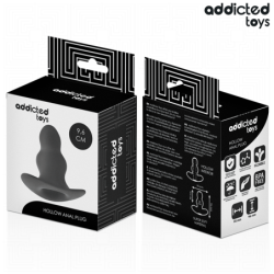 ADDICTED TOYS - PLUG ANAL HUECO SILICONA TALLA M 9,6 CM