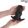 JUGUETES ANALES ADDICTED - TAPÓN ANAL HUECO DE SILICONA TAMAÑO XXL 15,2 CM