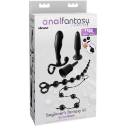 ANAL FANTASY ELITE COLLECTION - KIT FANTASIA ANAL PARA PRINCIPIANTES NEGRO