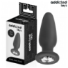 JUGUETES ANALES ADDICTED - TAPÓN ANAL CON JOYAS DE SILICONA TALLA M 10,4 CM