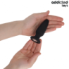 ADDICTED TOYS - PLUG ANAL CON JOYA SILICONA TALLA M 10,4 CM