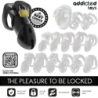 ADDICTED TOYS LOCKED - UNBROKEN DEN JAULA PARA PENE 9,8 CM