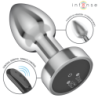 INTENSE - PLUG ANAL 10 VIBRACIONES METAL CON CONTROL REMOTO S