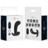 INTENSE - CHANDLER PLUG ANAL 10 VIBRACIONES NEGRO CONTROL REMOTO