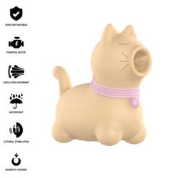 INTENSE - ESTIMULADOR PUPPY LENGUA ROTADORA 360º PARA CLÍTORIS AMARILLO