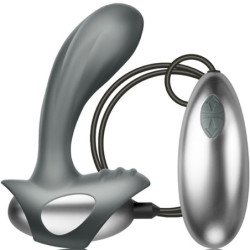 CLIMAXIMUM - EXCITE KIT ANILLO PARA PENE + MASAJEADOR PRÓSTATA CON CABLE