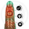 ÉPICO - DILDO TIRYON DESLIZAMIENTO VERDE