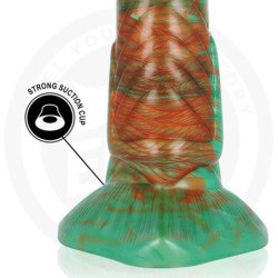 ÉPICO - DILDO TIRYON DESLIZAMIENTO VERDE