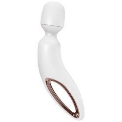 SATISFACTOR - MASAJEADOR VIBRATORIO WAND ERLAND BLANCO