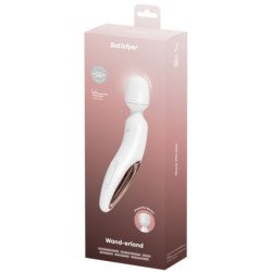 SATISFACTOR - MASAJEADOR VIBRATORIO WAND ERLAND BLANCO