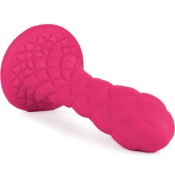 SILEXD - DILDO DE ENSUEÑO FANTASÍA LÍQUIDO DE SILICONA TERMOREACTIVA FUCSIA 18,5 CM