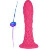 SILEXD - DILDO DE ENSUEÑO FANTASÍA LÍQUIDO DE SILICONA TERMOREACTIVA FUCSIA 18,5 CM