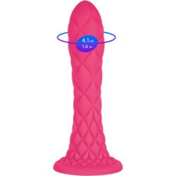 SILEXD - DILDO DE ENSUEÑO FANTASÍA LÍQUIDO DE SILICONA TERMOREACTIVA FUCSIA 18,5 CM