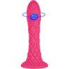 SILEXD - DILDO DE ENSUEÑO FANTASÍA LÍQUIDO DE SILICONA TERMOREACTIVA FUCSIA 18,5 CM