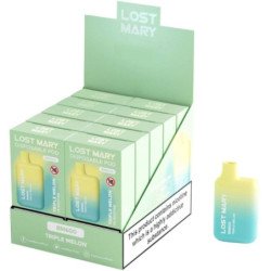 LOST MARY - BM600 VAPER NICOTINA 2% DESECHABLE SABOR TRIPLE MELÓN