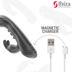 IBIZA - VIBRADOR RABBIT PERLAS CON PULSACIÓN