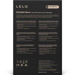 LELO - ENIGMA WAVE MASAJEADOR TRIPLE VIBRACIÓN NEGRO