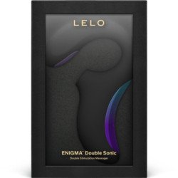 LELO - ENIGMA DOUBLE SONIC VIBRADOR PUNTO G NEGRO