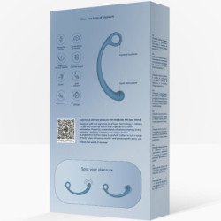 SNAIL VIBE - VARITA DE MASAJE VIBRATORIA AXI AZUL