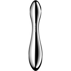 SATISFYER - PURE GRAVITY 2 DILDO ACERO INOXIDABLE DOBLE USO