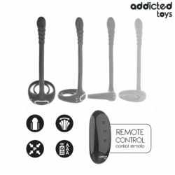 ADDICTED TOYS - ANILLO PENE VIBRADOR PUNTO·P CONTROL REMOTO