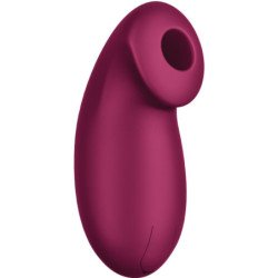 FUN FACTORY - VIBRADOR DE PULSO DE AIRE DESIRE ROJO VINO