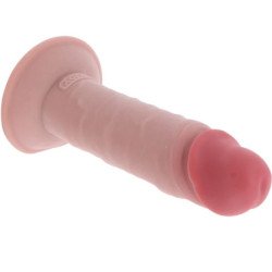 GET REAL - DILDO DELUXE DONG GRUESO DE DOBLE DENSIDAD TPE 20 CM