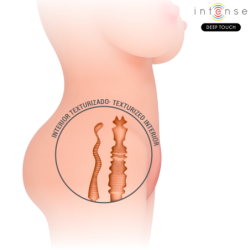 INTENSE DEEP TOUCH - JESSE TORSO MASTURBADOR MILTIPOSICION DOBLE VAGINA & ANO